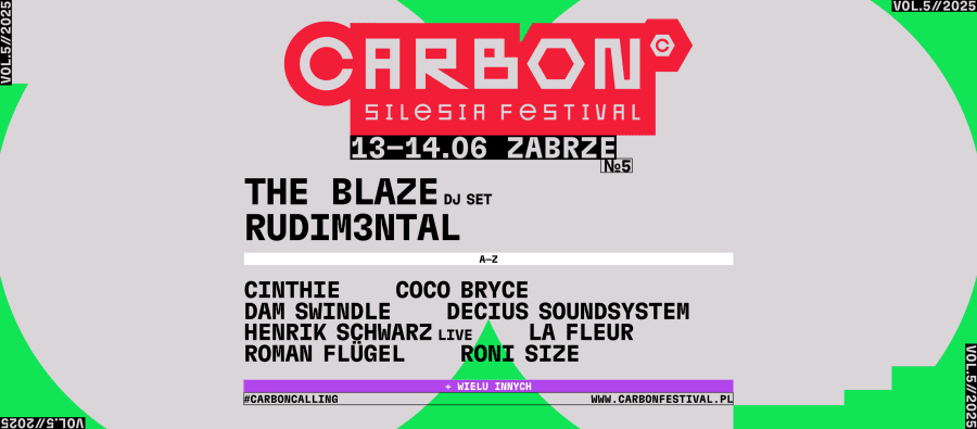 Dotychczasowy Line-up CARBON Silesia Festival 2025