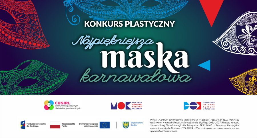 Konkurs Plastyczny – Najpiękniejsza Maska Karnawałowa